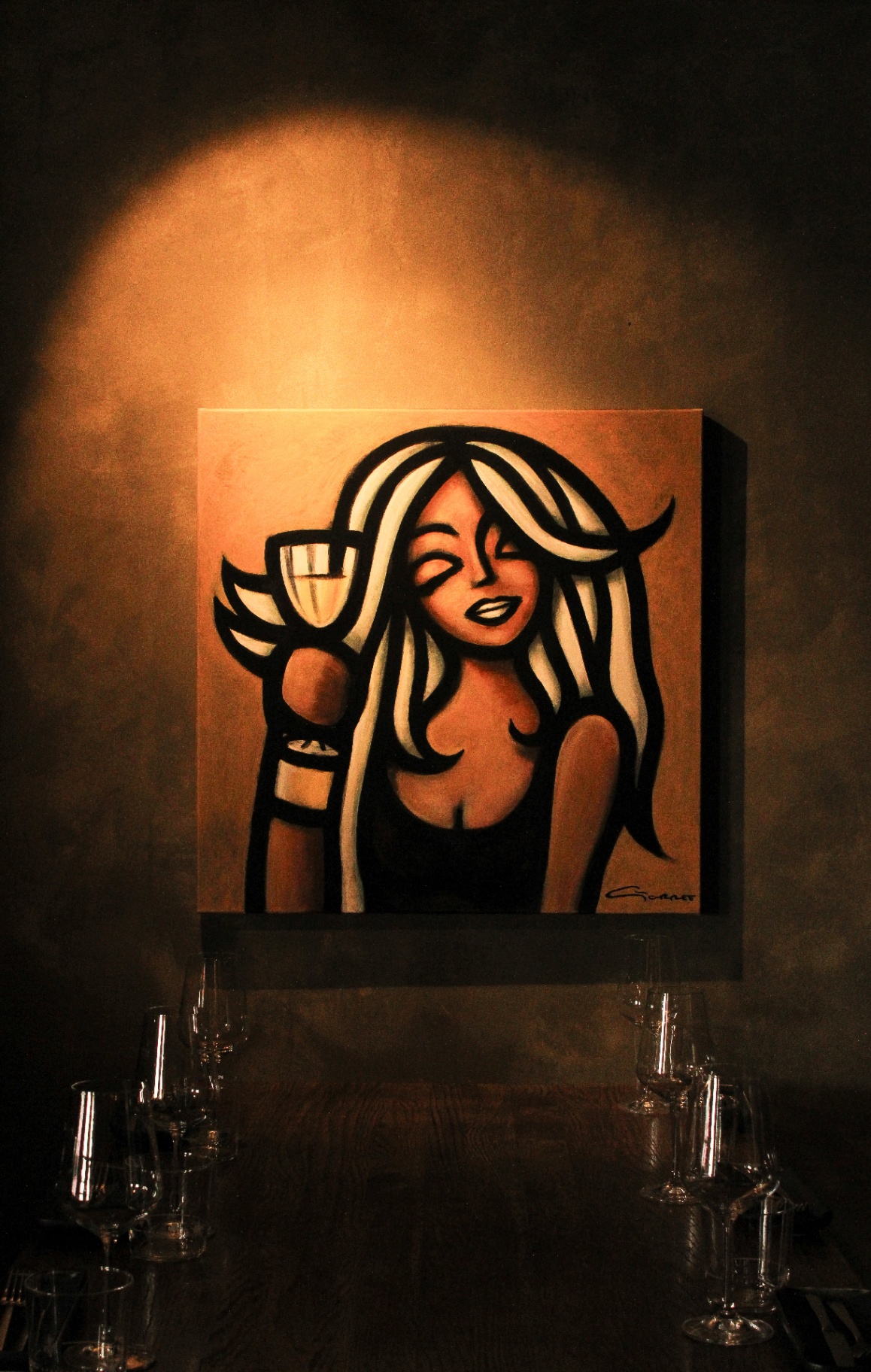 Schilderij in het interieur van Veemarktplein